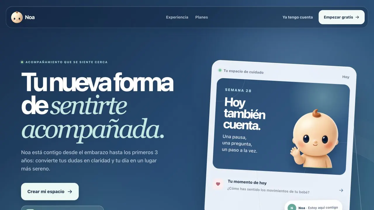 Vista del proyecto Noa