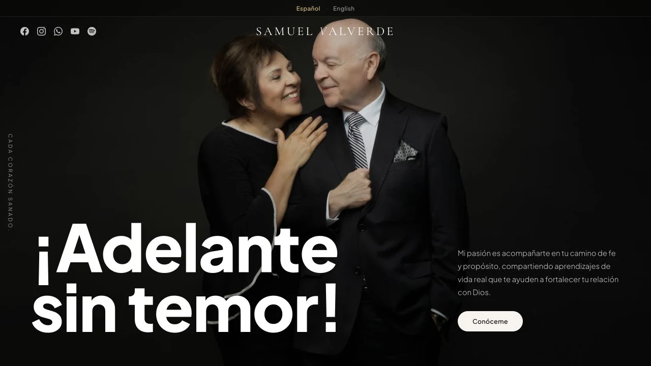 Vista del proyecto Samuel Valverde